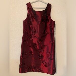 Lovely red formal dress. Worn once and dry cleaned. Size 6P.